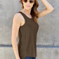 BASIC BAE FULL SIZE ROUND NECK CURVED HEM TANK