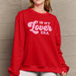 SIMPLY LOVE FULL SIZE IN MY LOVER ERA ROUND NECK SWEATSHIRT