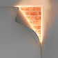 18H BIG REVEAL LED CORNER LIGHT WHITE CURVED METAL