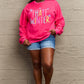SIMPLY LOVE FULL SIZE I HATE WINTER DROPPED SHOULDER SWEATSHIRT