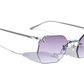 A.M. Metal Hexagon Sunglasses