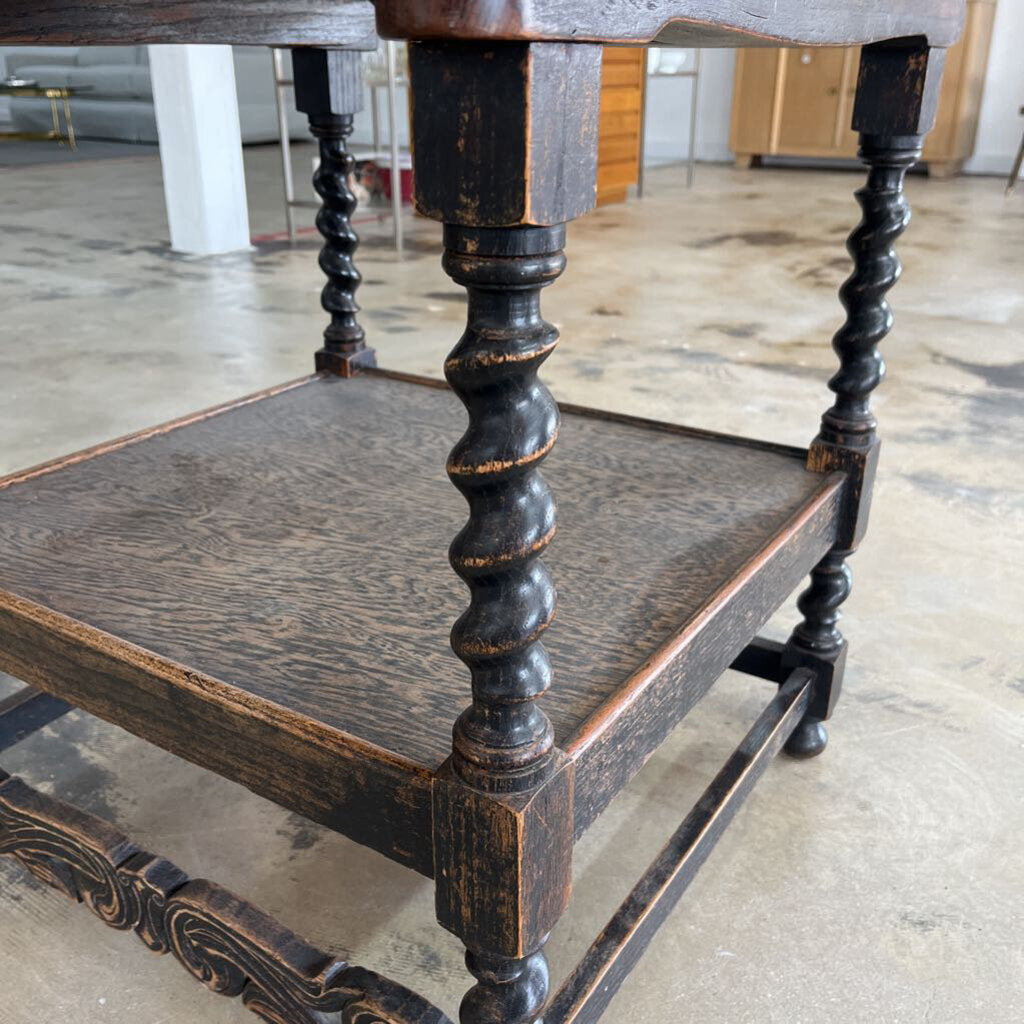 ANTIQUE 17TH CENTURY MONKS CHAIR/TABLE-Thriftique Marketplace