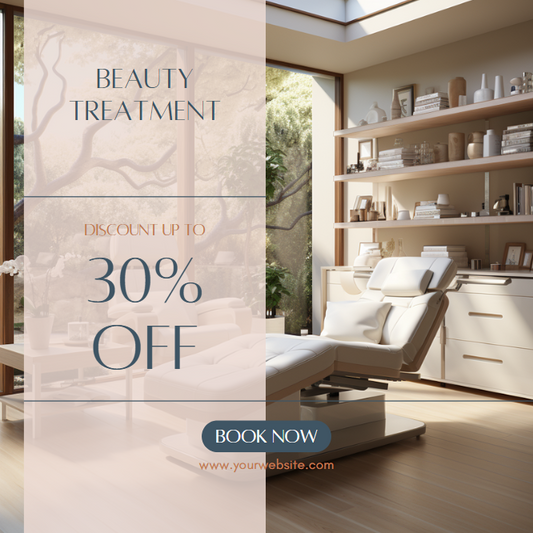 50 Premium Canva Social Media Templates – Skincare & Beauty Brand Kit