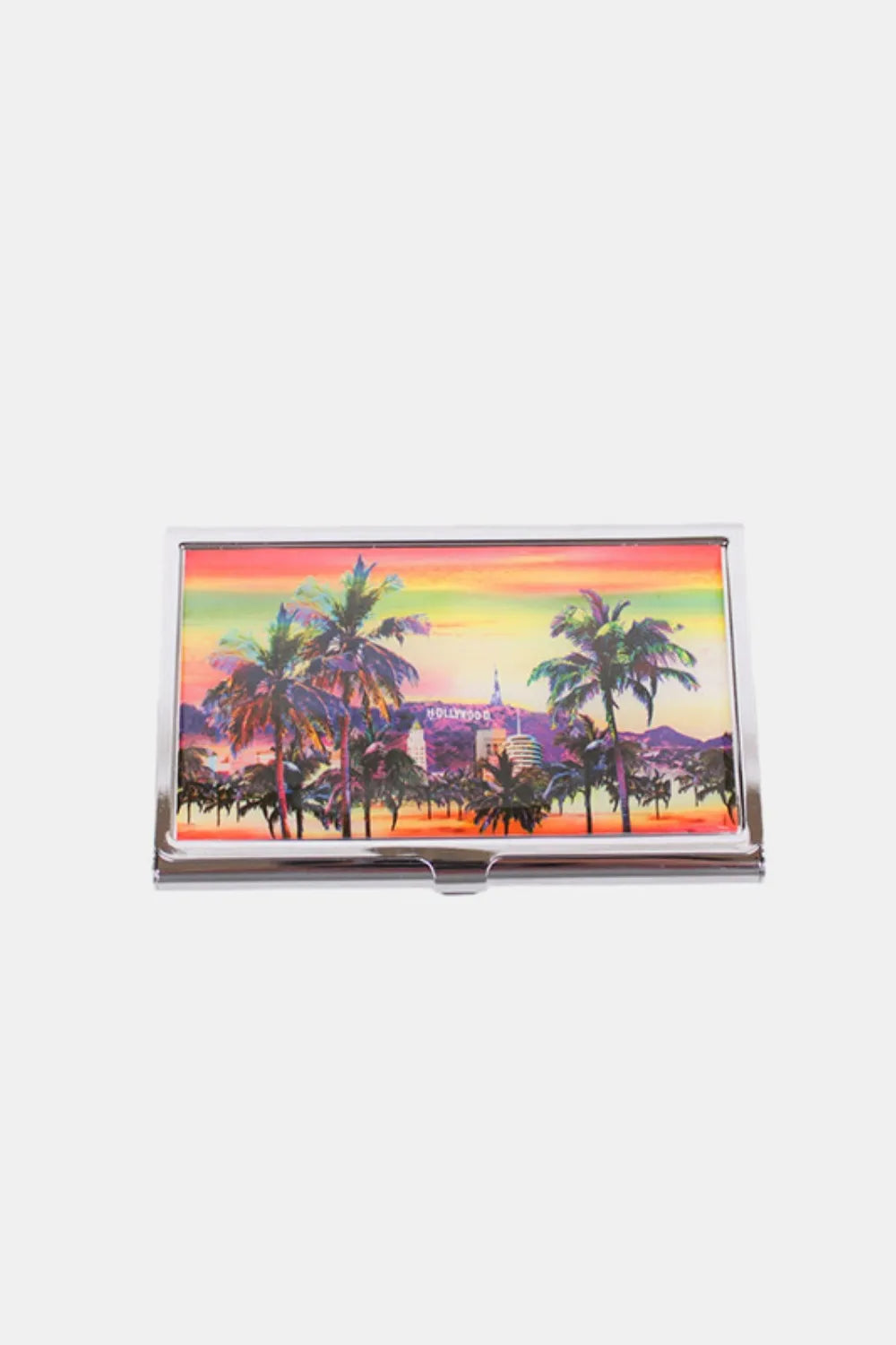 NICOLE LEE USA PRINTED BUSINESS CARD CASE