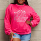 SIMPLY LOVE FULL SIZE 2024 ROUND NECK DROPPED SHOULDER SWEATSHIRT