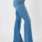 JUDY BLUE FULL SIZE HIGH-WAISTED CLASSIC FLARE JEANS PLUS SIZE