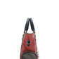 NICOLE LEE USA ECO-LEATHER HANDBAG WITH SIDE POCKETS