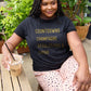 SIMPLY LOVE FULL SIZE COUNTDOWNS CHAMPAGNE RESOLUTIONS & CHEER ROUND NECK T-SHIRT