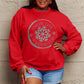 SIMPLY LOVE FULL SIZE SNOW DAY SUPPORTER ROUND NECK SWEATSHIRT