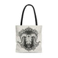 THIRD EYE RAM SKULL HEAVY-DUTY CANVAS TOTE BAG