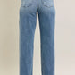 JUDY BLUE FULL SIZE V - FRONT BAGGY JEANS PLUS SIZE