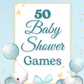 50 Baby Shower Games Printable Bundle – Little Elephant Theme