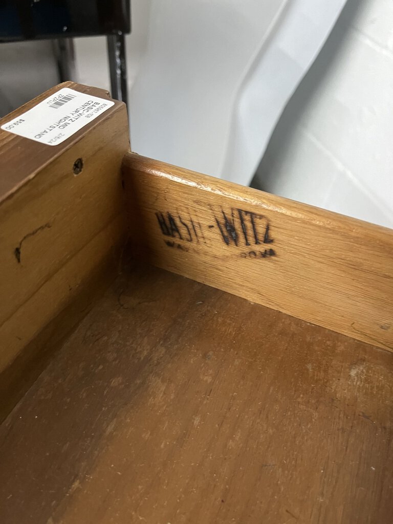 BASIC-WITZ MID CENTURY NIGHTSTAND-Thriftique Marketplace