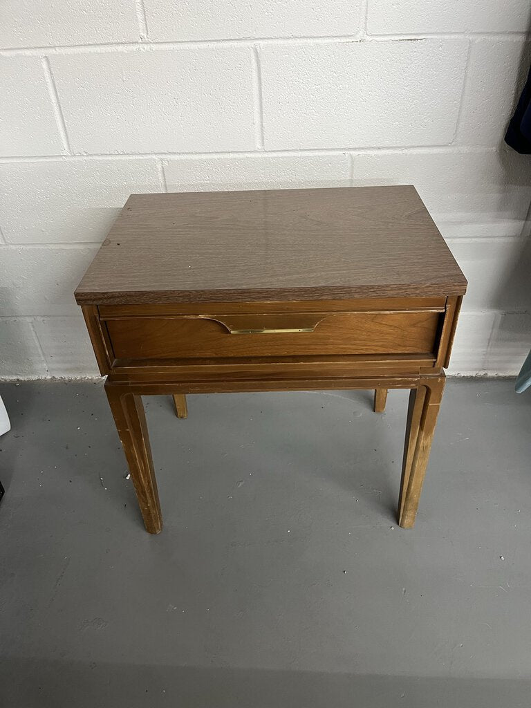 BASIC-WITZ MID CENTURY NIGHTSTAND-Thriftique Marketplace