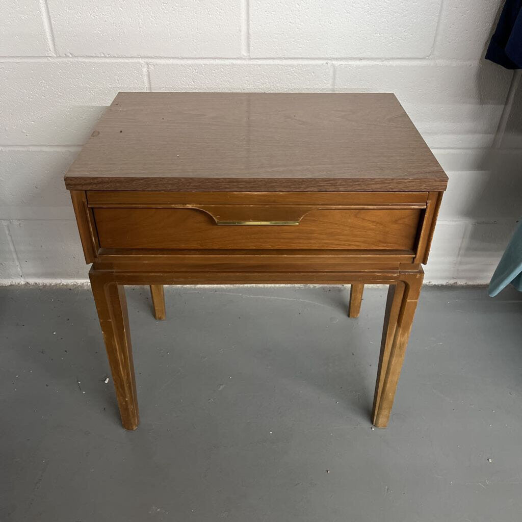 BASIC-WITZ MID CENTURY NIGHTSTAND-Thriftique Marketplace