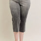 JUDY BLUE FULL SIZE WIDE LEG CAPRIS JEANS PLUS SIZE