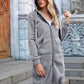 IVY LANE FULL SIZE ZIP-UP LONGLINE HOODIE WITH POCKETS