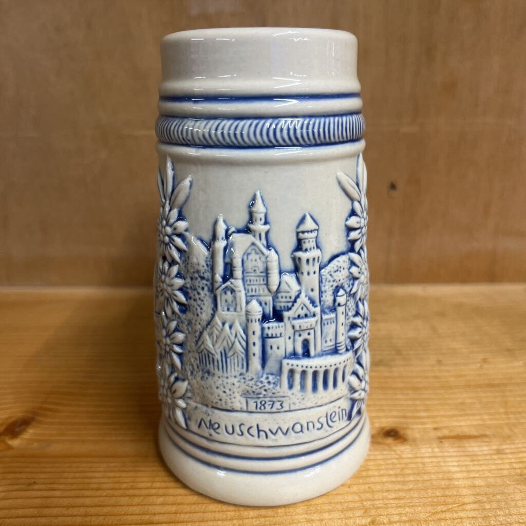 BLUE WASH GERMAN STEIN-Thriftique Marketplace