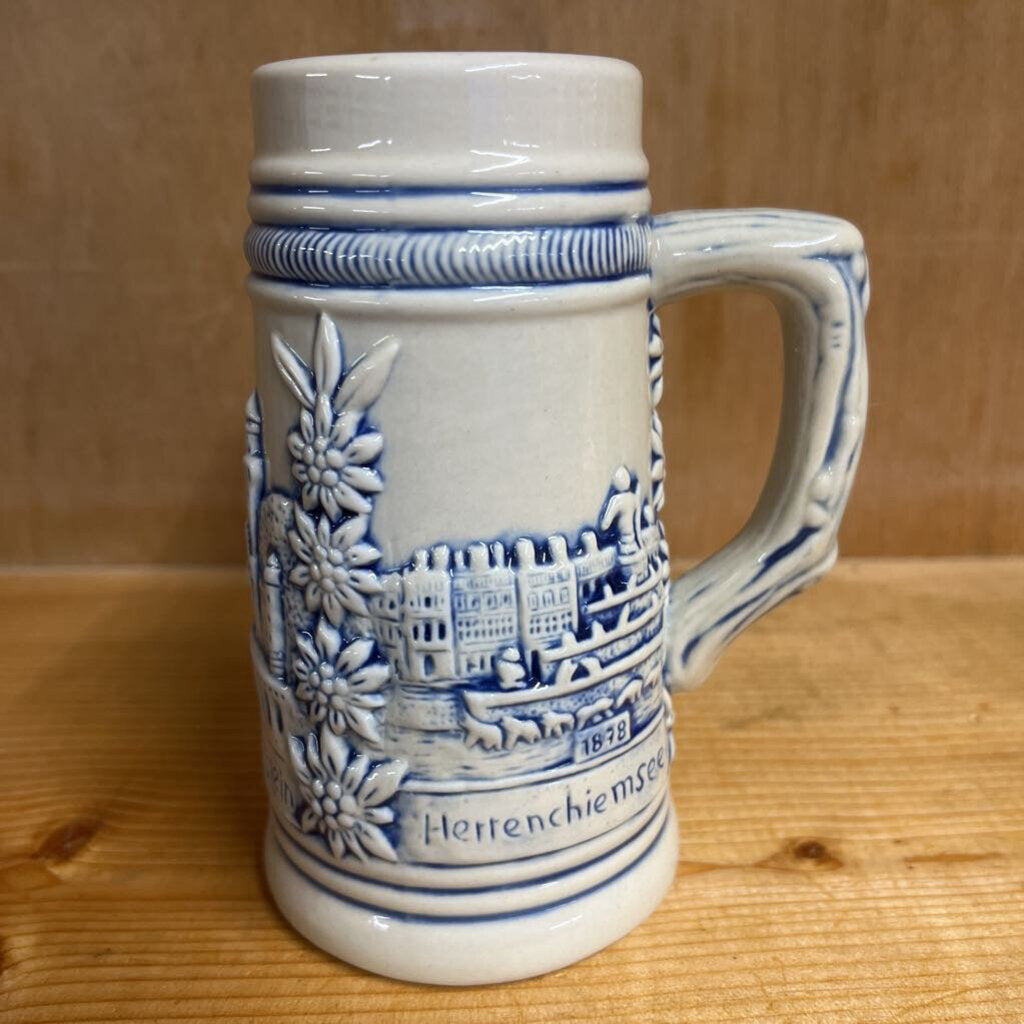 BLUE WASH GERMAN STEIN-Thriftique Marketplace