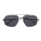 BOLD BLACK AVIATOR SUNGLASSES