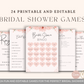 24 Printable & Editable Bridal Shower Games Bundle