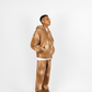 042 CLOTHING SUN-DRIED ZIP UP AND SWEATPANTS SET