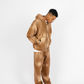 042 CLOTHING SUN-DRIED ZIP UP AND SWEATPANTS SET