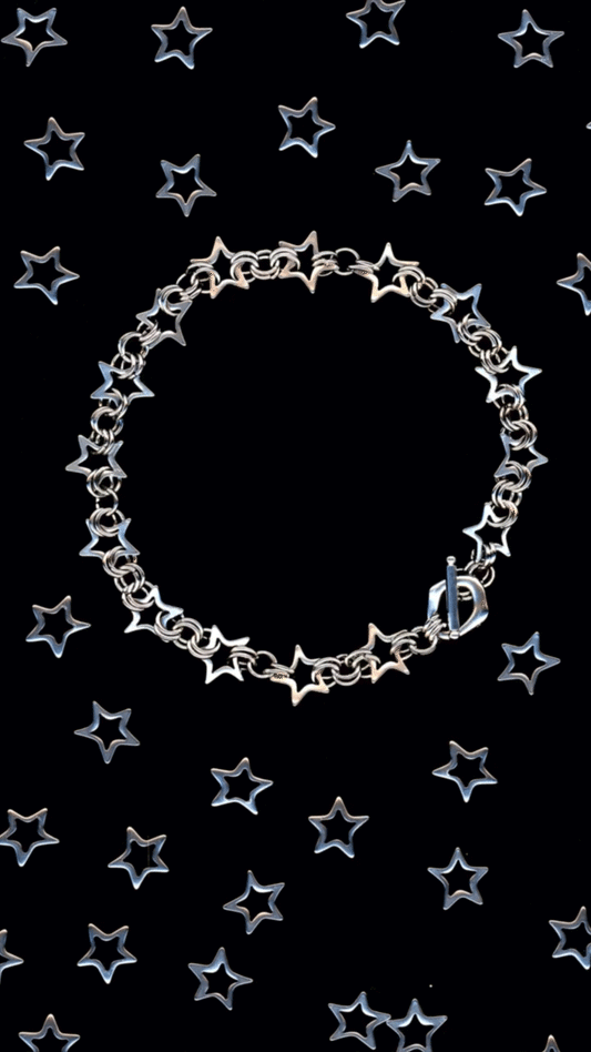 STARLIGHT VIPER CHOKER NECKLACE