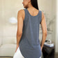 BASIC BAE FULL SIZE ROUND NECK CURVED HEM TANK