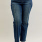 JUDY BLUE FULL SIZE SEAM DETAIL STRAIGHT LEG JEANS PLUS SIZE