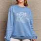 SIMPLY LOVE FULL SIZE 2024 ROUND NECK DROPPED SHOULDER SWEATSHIRT