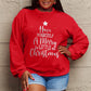 SIMPLY LOVE FULL SIZE HAVE YOURSELF A MERRY LITTLE CHRISTMAS ROUND NECK SWEATSHIRT