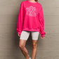 SIMPLY LOVE FULL SIZE 2024 ROUND NECK DROPPED SHOULDER SWEATSHIRT