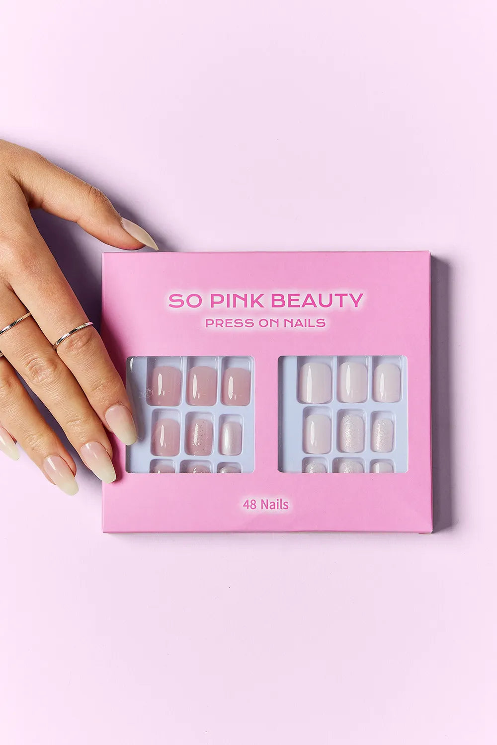SO PINK BEAUTY PRESS ON NAILS 2 PACKS
