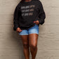 SIMPLY LOVE FULL SIZE LETTER GRAPHIC ROUND NECK SWEATSHIRT