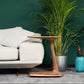 C-SHAPED LUXURY RESIN END / SIDE TABLE - UNIQUE GIFT IDEA
