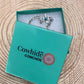 Cactus and Faux Turquoise Cuban Chain Bracelet