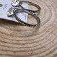 Card Theme Hoop Fashion Earrings - 2 inch drop