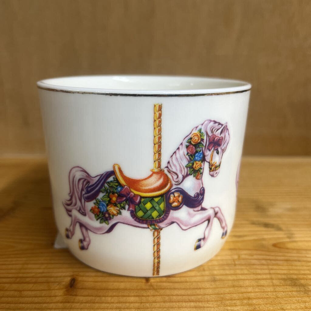 CAROUSEL CUP & SAUCER-Thriftique Marketplace