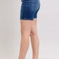 JUDY BLUE FULL SIZE HIGH WAIST BERMUDAS JEANS W/ BACK FLAP POCKETS PLUS SIZE