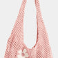 FAME FLOWER KNITTED SHOULDER BAG