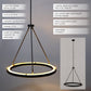 Adjustable Round LED Chandelier
