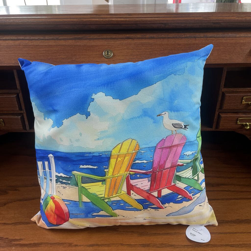 COASTAL PILLOW-Thriftique Marketplace