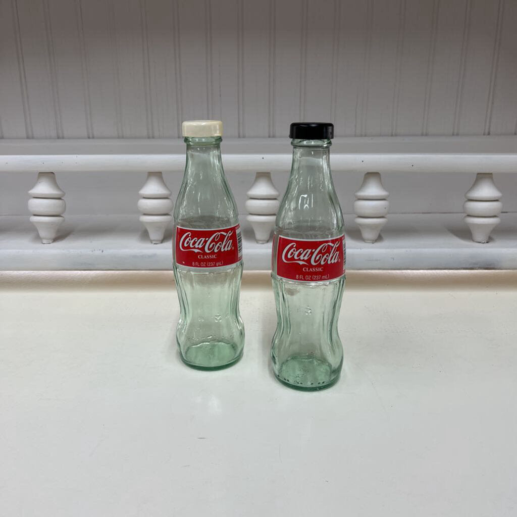 COKE SALT & PEPPER BOTTLE SHAKERS-Thriftique Marketplace