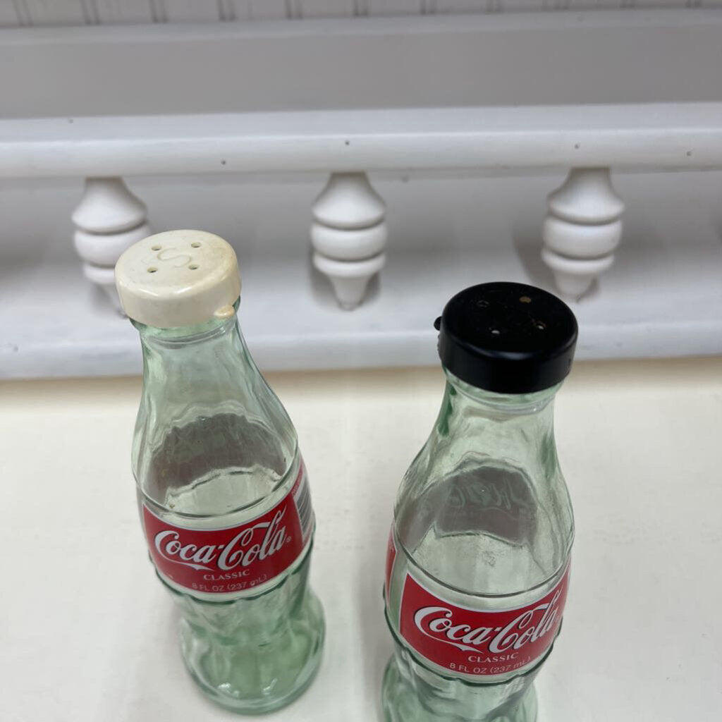 COKE SALT & PEPPER BOTTLE SHAKERS-Thriftique Marketplace