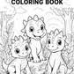 50 Cute Dinosaur Coloring Pages – Instant Download PDF
