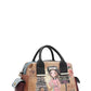 NICOLE LEE USA ECO-LEATHER BOSTON BAG
