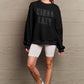 SIMPLY LOVE FULL SIZE KINDA LAZY ROUND NECK SWEATSHIRT