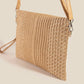 FAME TIGHT WOVEN ENVELOPE CLUTCH BAG