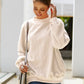 IVY LANE MOCK NECK DROPPED SHOULDER SWEATSHIRT